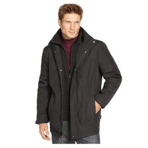 Calvin Klein 3-in-1 Hooded Coat Jacket Medium Water Resistant